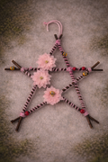 Petalgleam - Wildwood Star - Pink Woodland Star Ornament