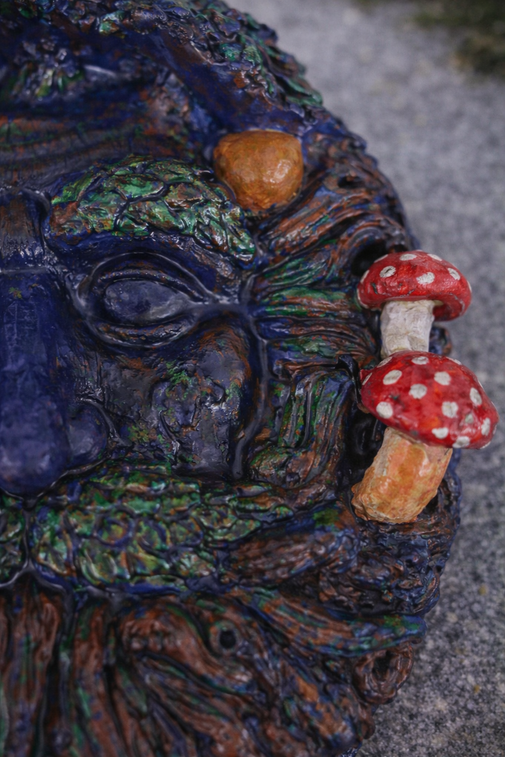 Elderbark - Green Man wall plaque