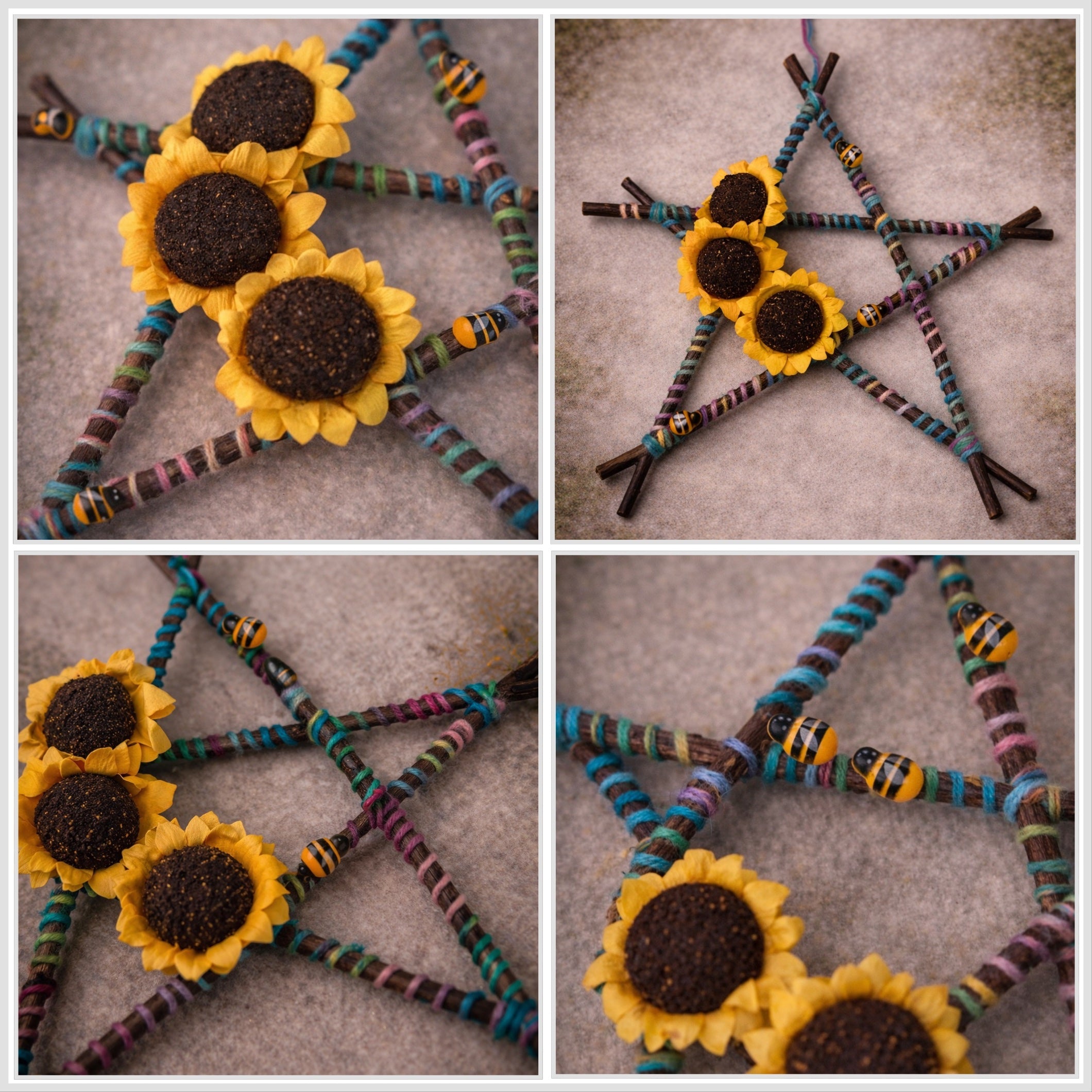 Sungleam - Wildwood Star, Yellow Woodland Star Ornament