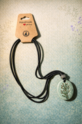 Handcrafted Nature Inspired Clay & Crystal Necklace