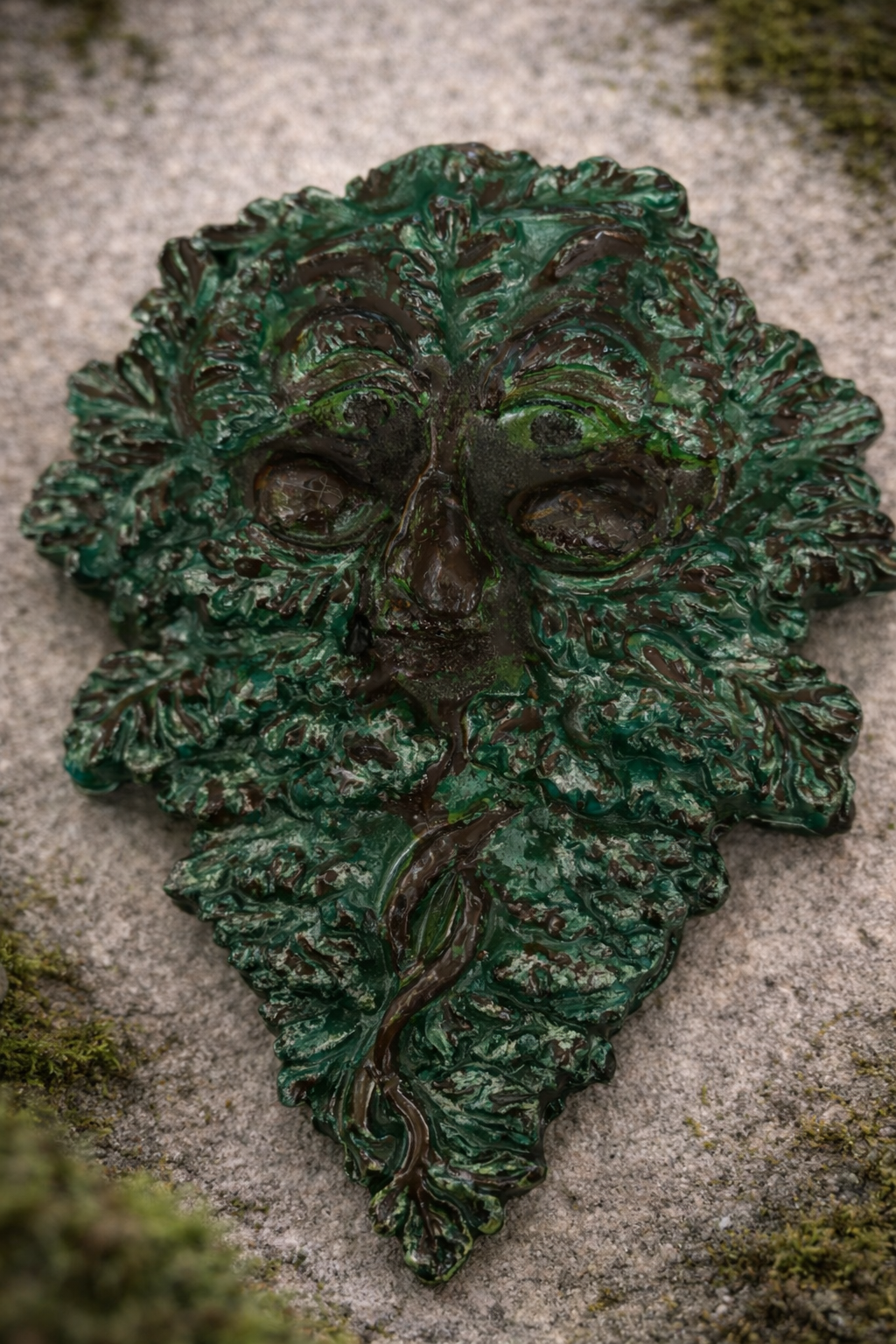 Faces of the Forest Collection - Mossmere Green Man Plaque