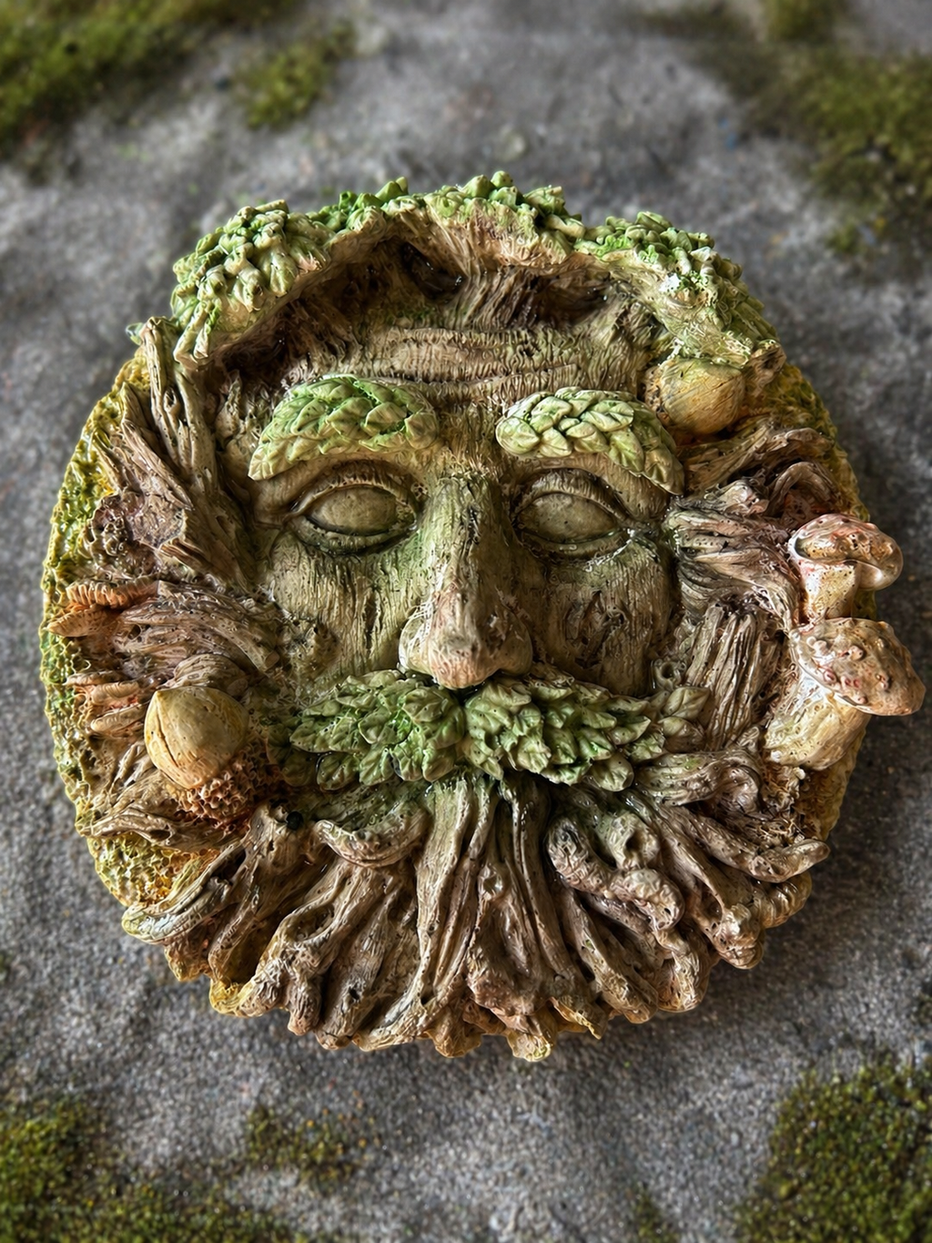 Traditional  - Elderbark Greenman Plaque