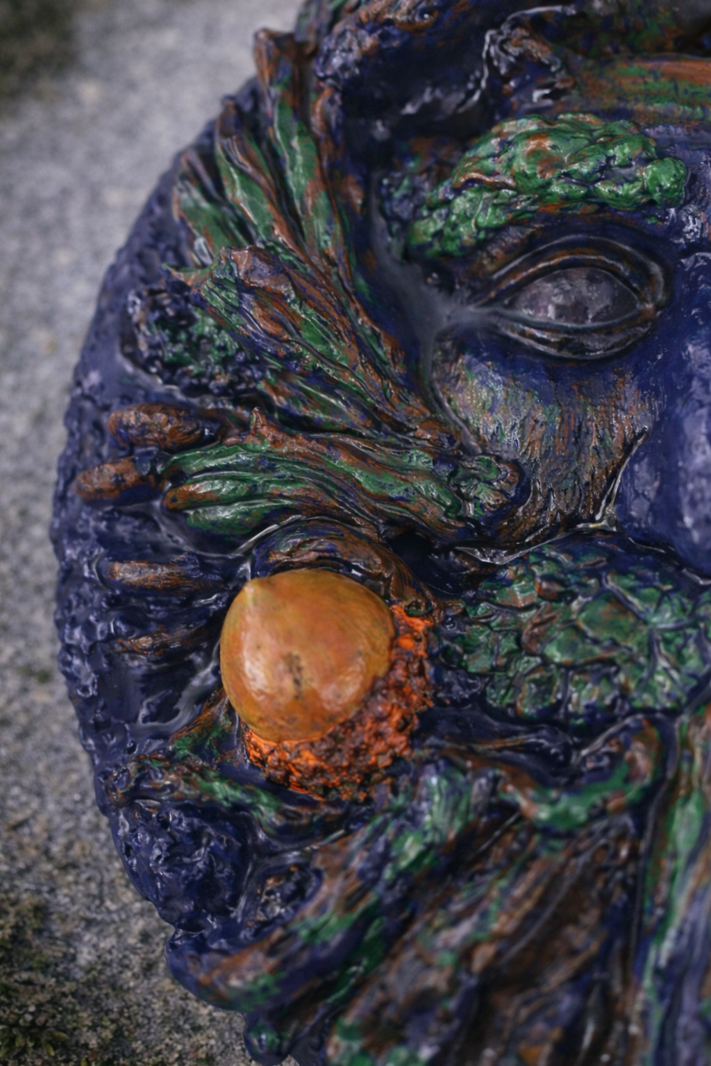 Elderbark - Green Man wall plaque