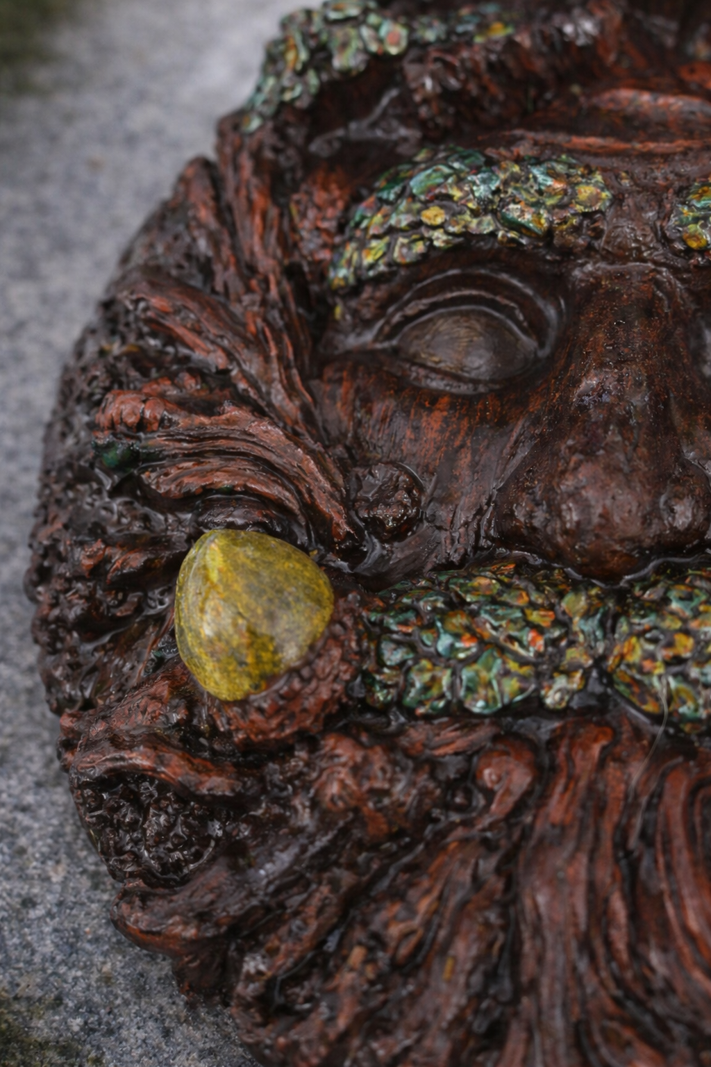 Traditional - Elderbark Green Man Plaque