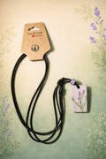 Handcrafted Clay and Crystal Necklace - Botanical Jewellery