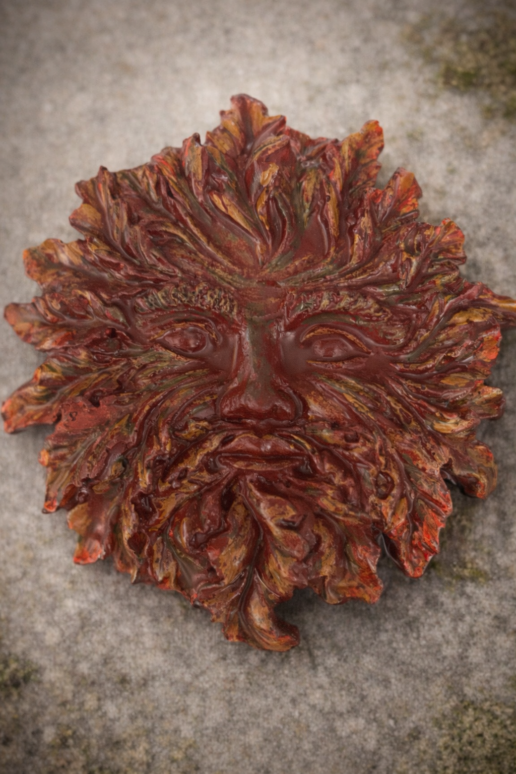 Leafwhisper - Green Man Plaque