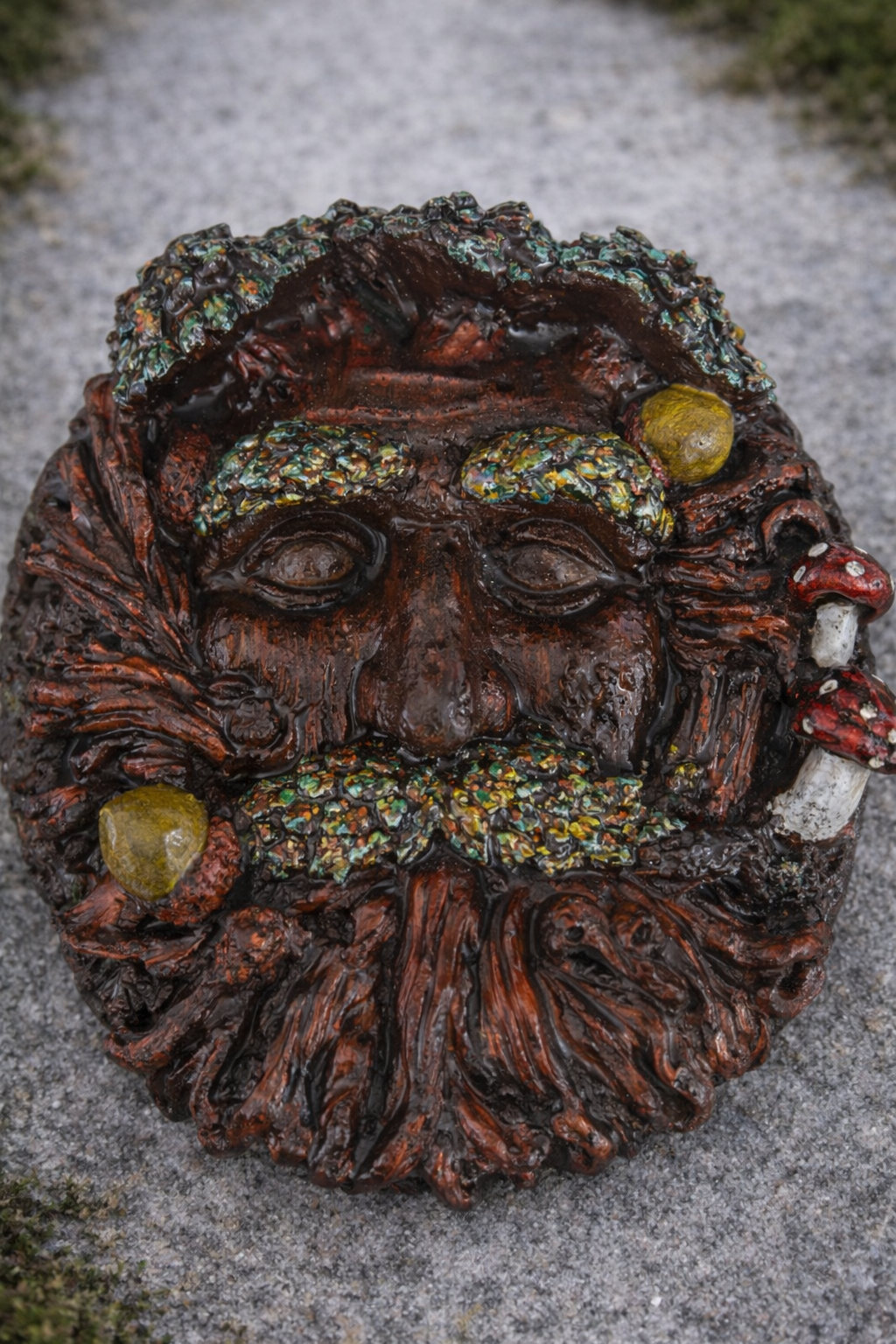 Traditional - Elderbark Green Man Plaque