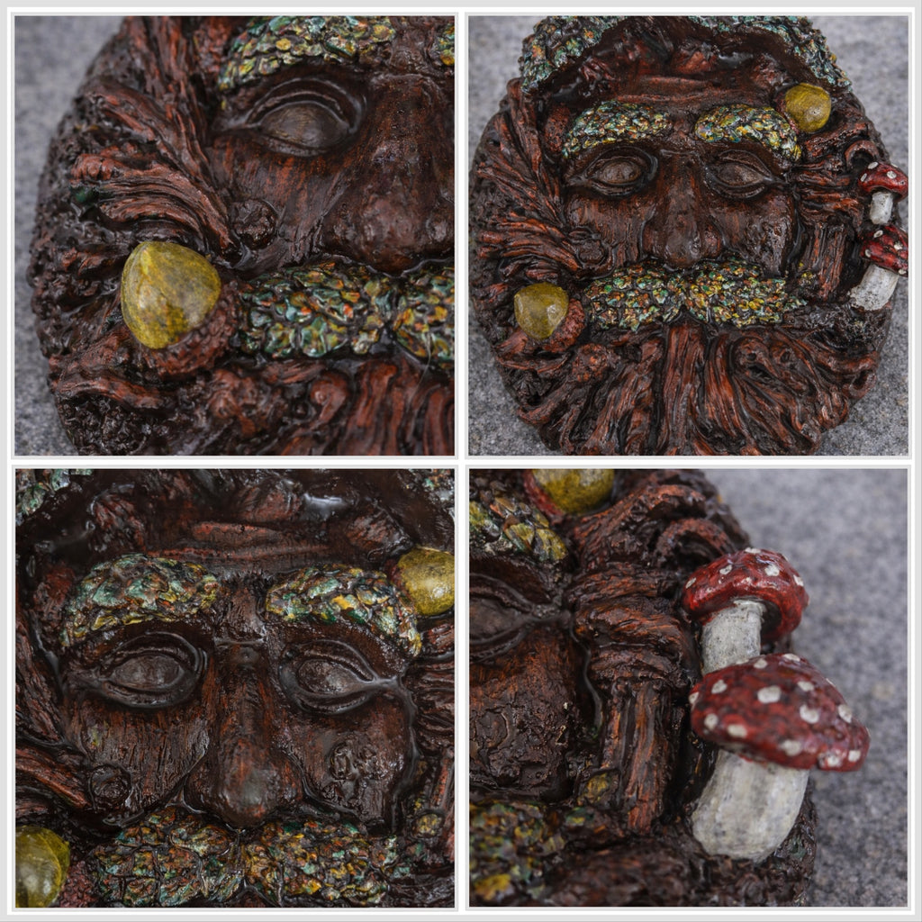 Traditional - Elderbark Green Man Plaque