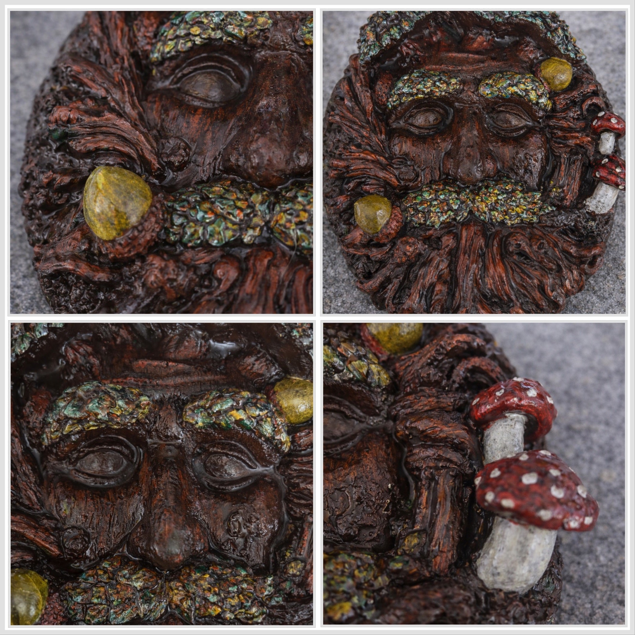 Traditional - Elderbark Green Man Plaque