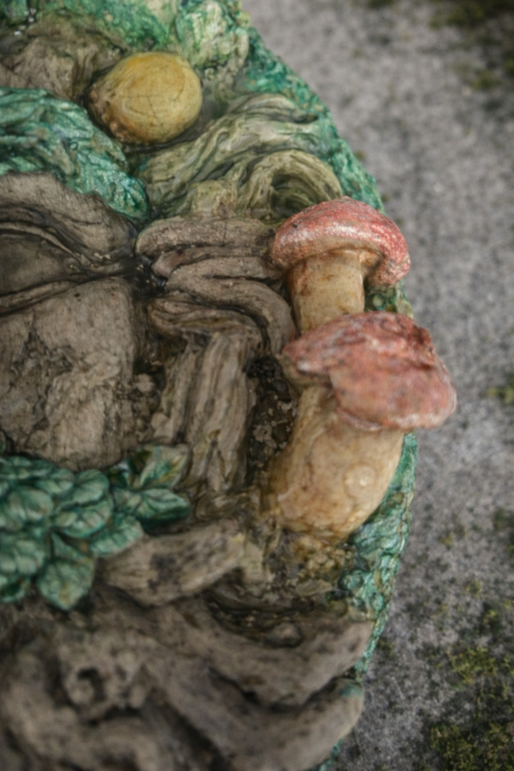 Pastel - Elderbark Green Man Wall Plaque
