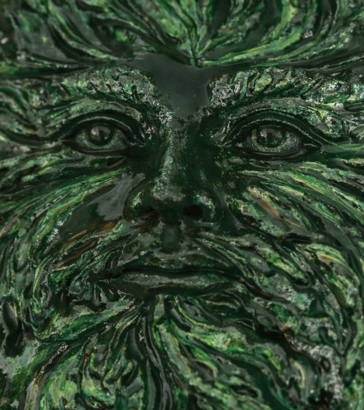Small Leafwhisper - Green Man Plaque