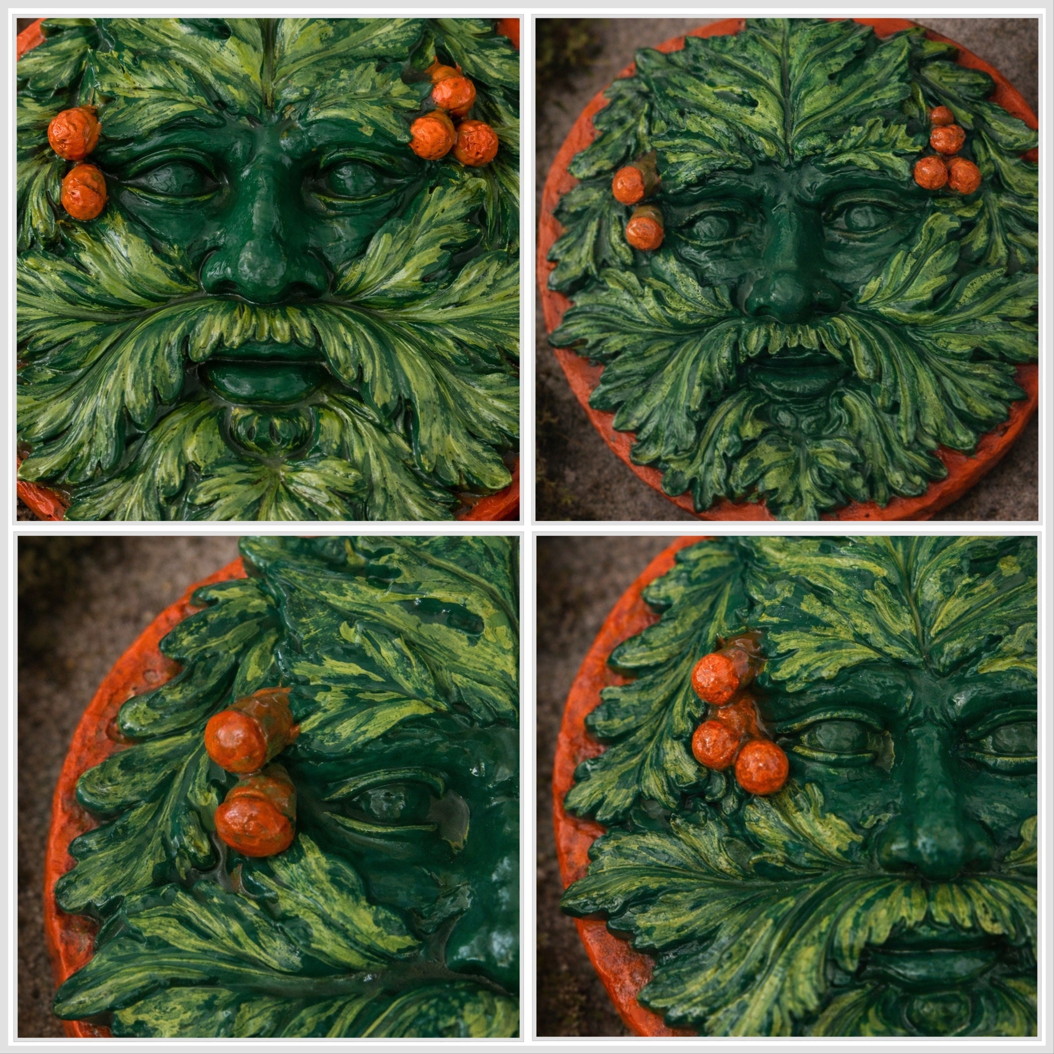 Summer - Bramblethorn Green Man Plaque