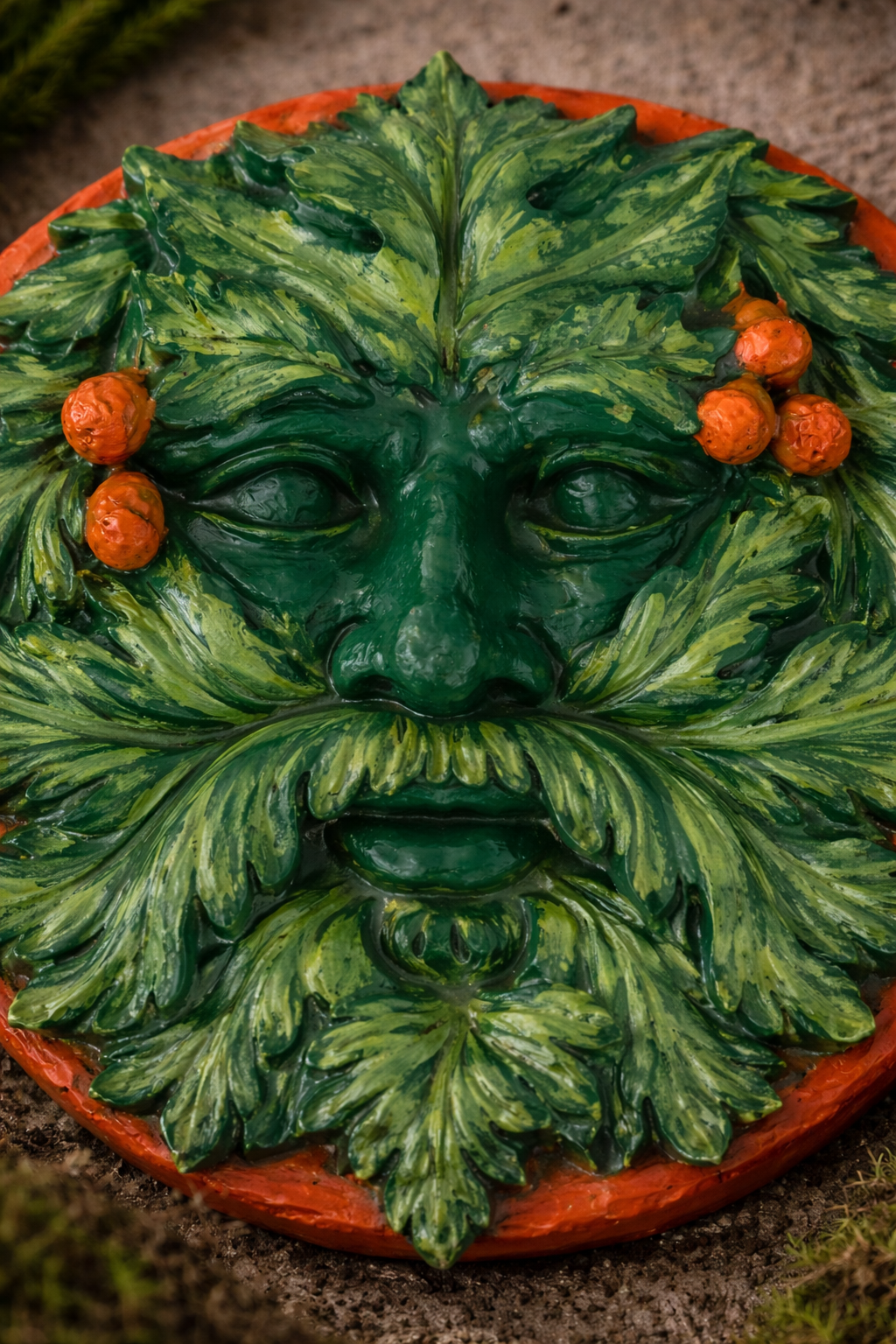 Summer - Bramblethorn Green Man Plaque