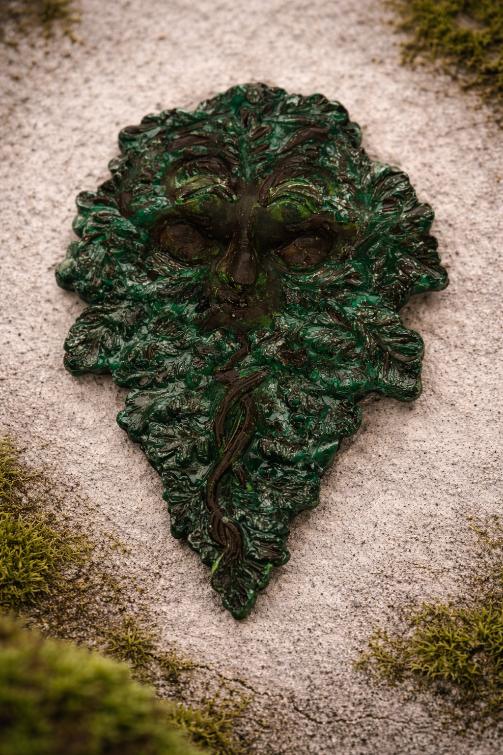 Faces of the Forest Collection - Mossmere Green Man Plaque