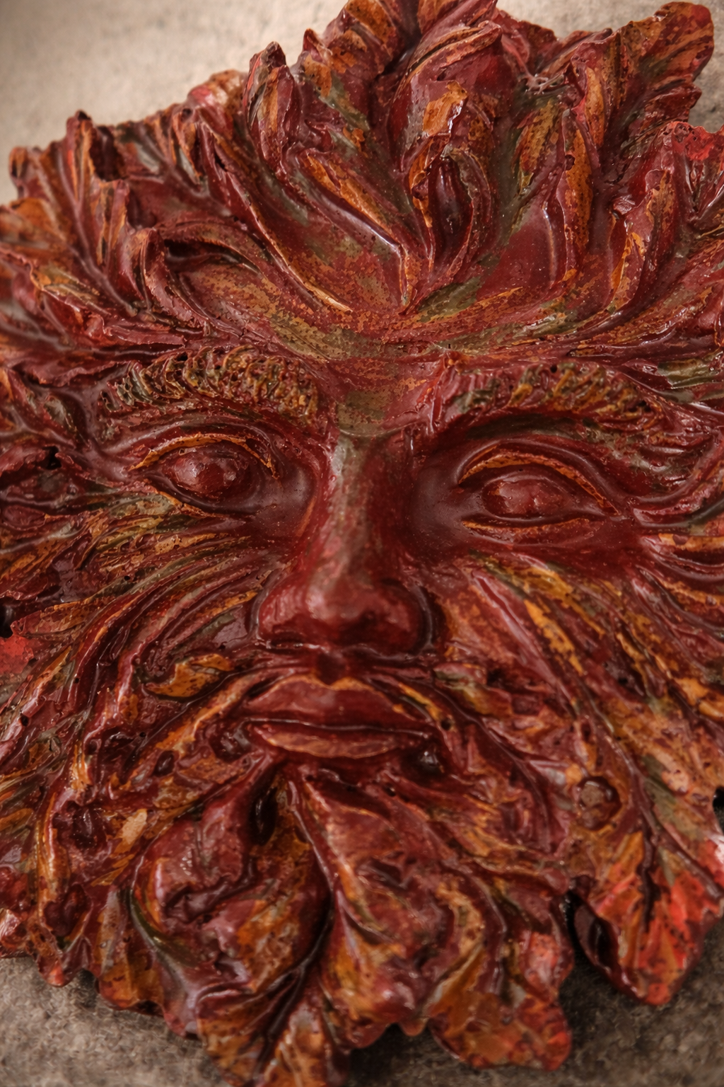 Leafwhisper - Green Man Plaque