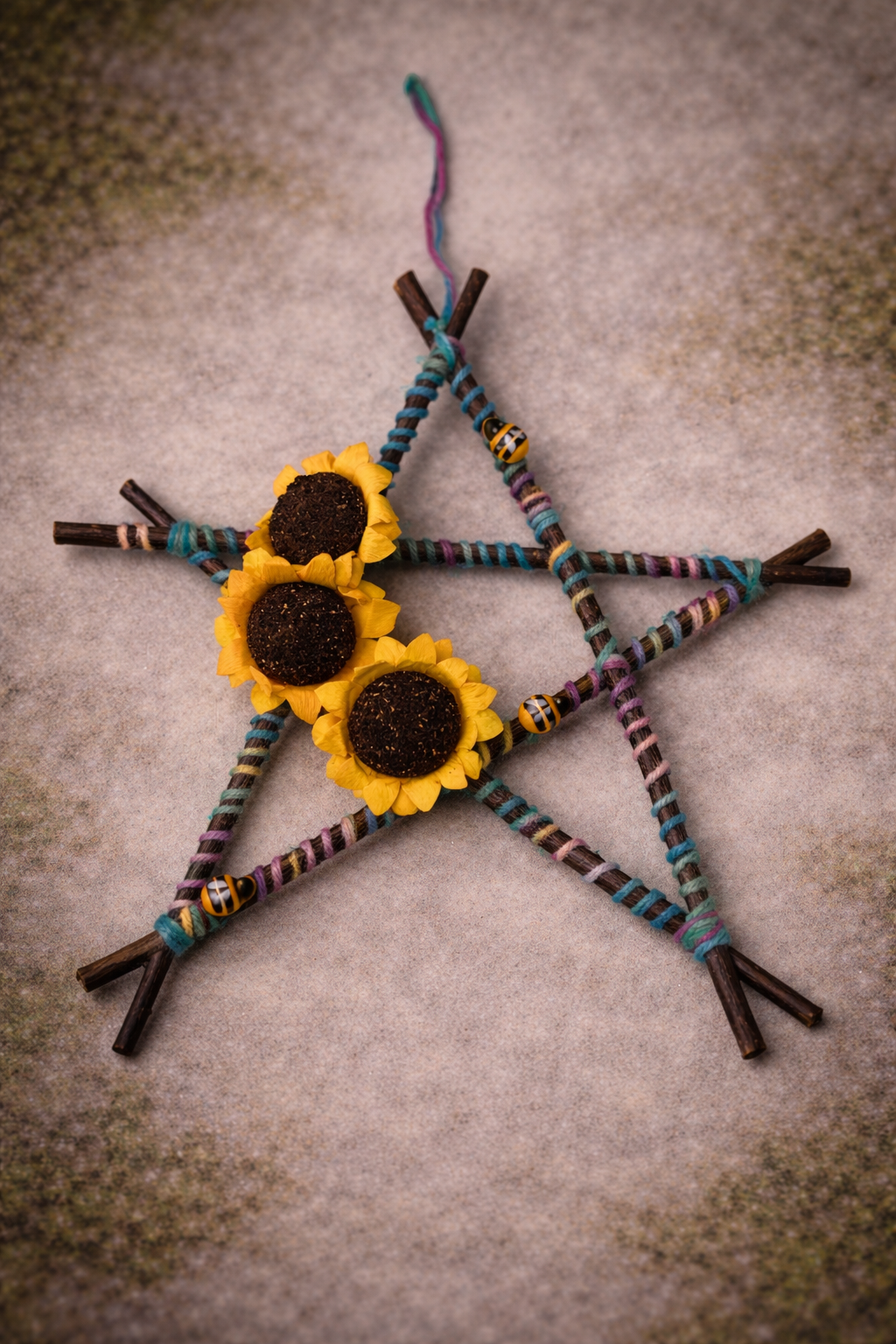 Sungleam - Wildwood Star, Yellow Woodland Star Ornament
