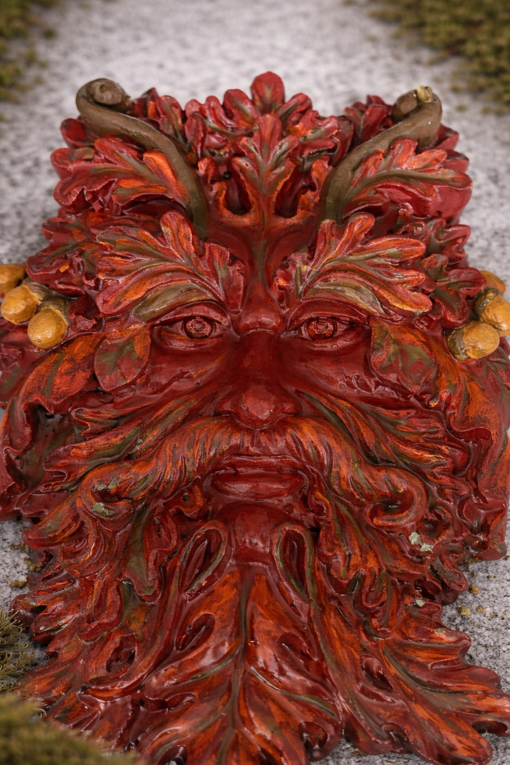 Autumnal - Thornoak Green Man Plaque