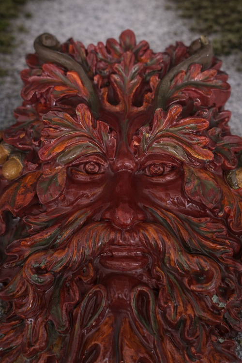 Autumnal - Thornoak Green Man Plaque