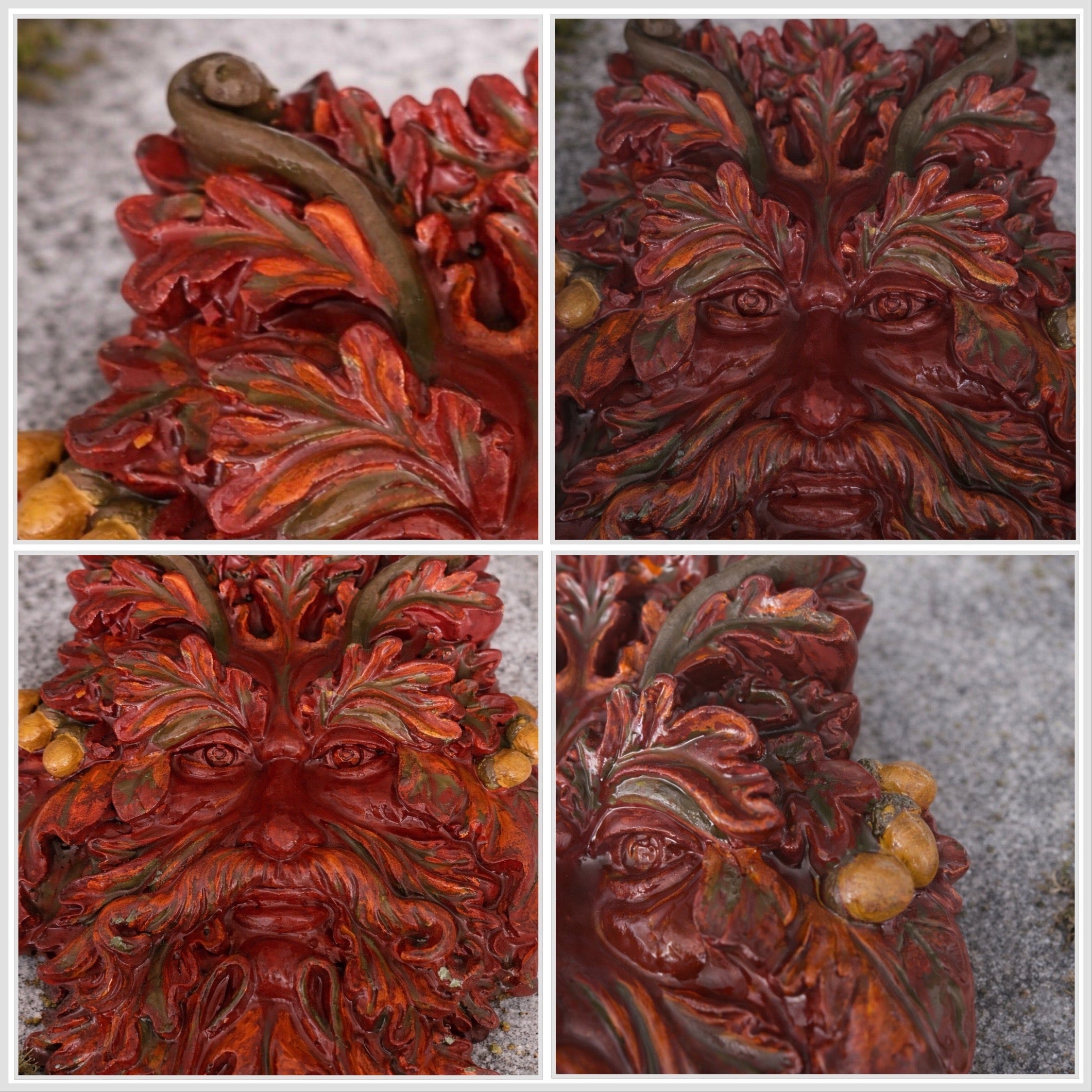 Autumnal - Thornoak Green Man Plaque