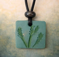 Handcrafted Nature Inspired Clay & Crystal Necklace