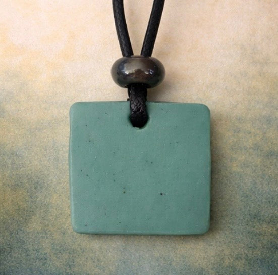 Handcrafted Nature Inspired Clay & Crystal Necklace
