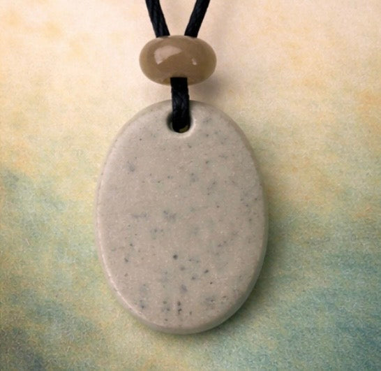 Handcrafted Nature Inspired Clay & Crystal Necklace